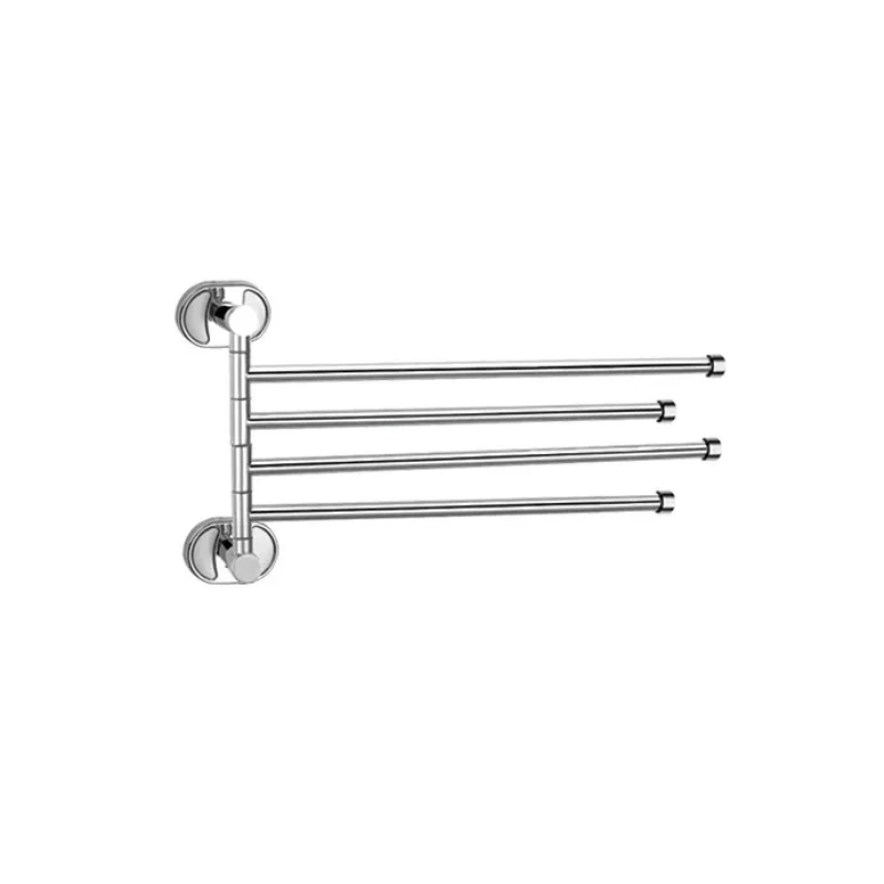 Тримач для рушника Frap F1914 поворотний 4-й, 370 мм, хром