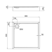 Душовий піддон Qtap Tern 308812C 80x80x12 см + сифон Душовий піддон Qtap Tern 308812C 80x80x12 см + сифон