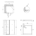 Набір Qtap душова кабіна Capricorn CRM1099SC6 Clear 2020x900x900 мм + піддон Tern 309912C 90x90x12 см з