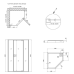 Набір Qtap душова кабіна Scorpio CRM10995-AC6 Clear 2120x900x900 мм + піддон Diamond 309912 90x90x12 см з