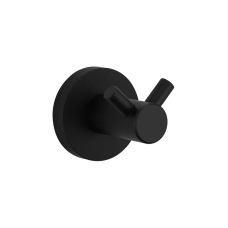 Гачок подвійний для ванної Frap F30205-2, нержавіюча сталь, чорний