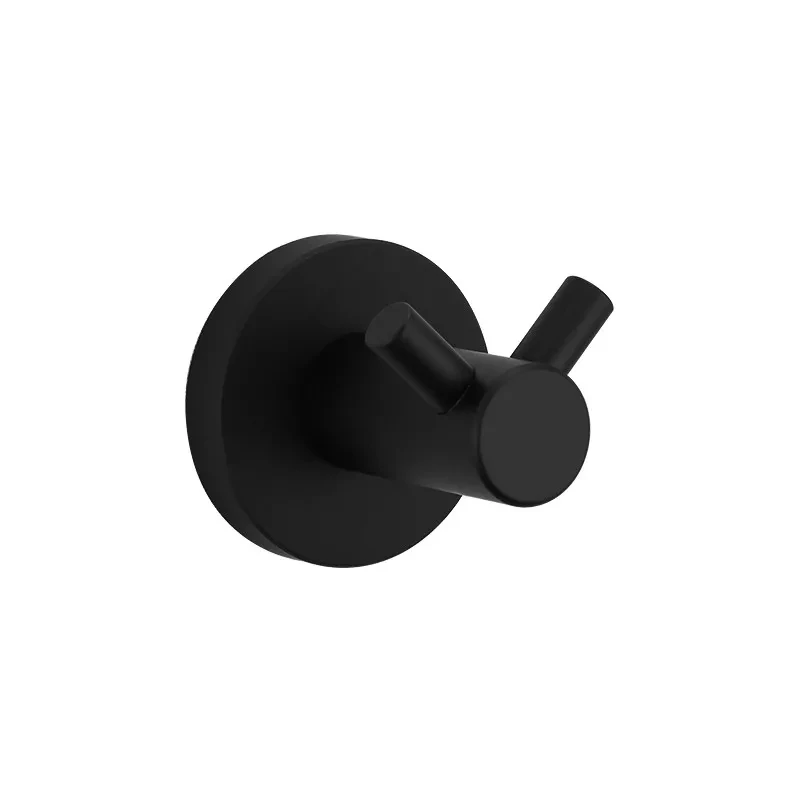 Гачок подвійний для ванної Frap F30205-2, нержавіюча сталь, чорний Гачок подвійний для ванної Frap F30205-2, нержавіюча сталь, чорний