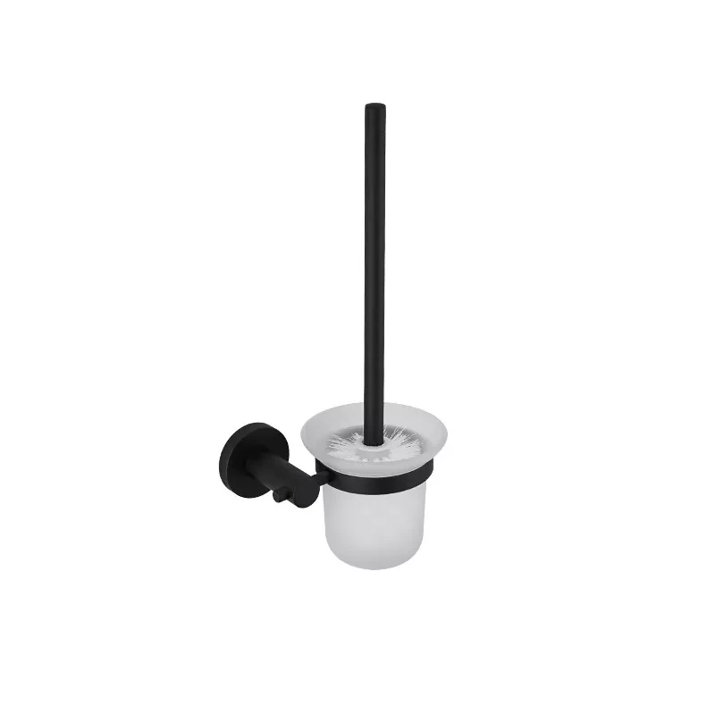 Йоржик туалетний Frap F30210 настінний, нержавіюча сталь, чорний Йоржик туалетний Frap F30210 настінний, нержавіюча сталь, чорний