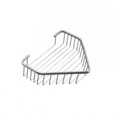 Полиця металева кутова Frap F335, 240х60 мм, хром