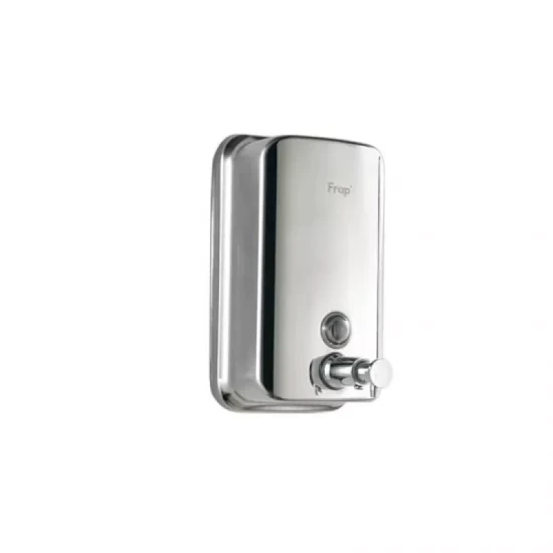 Дозатор для мила настінний Frap F401, хром, 500 мл Дозатор для мила настінний Frap F401, хром, 500 мл