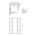 Душова кабіна Lidz Wawel SC90x90.SAT.LOW.FR, скло Frost 4 мм без піддона