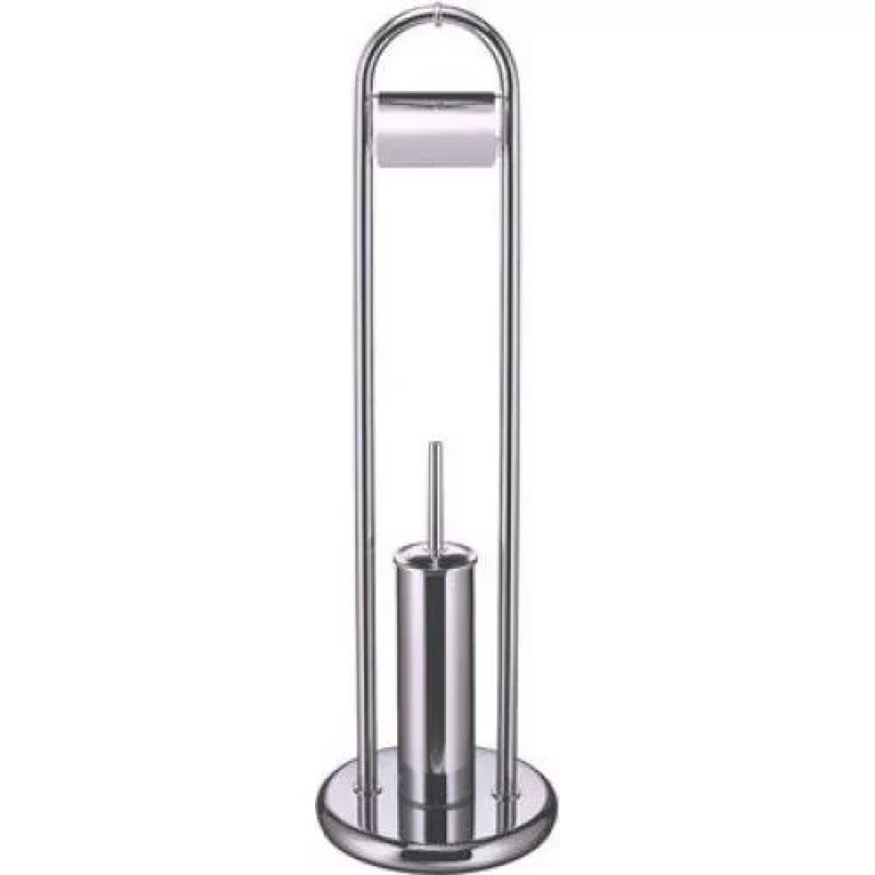 Йорж підлоговий з папероутримувачем Frap F903, хром Йорж підлоговий з папероутримувачем Frap F903, хром