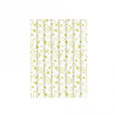 Шторка для ванної і душа Frap F8808, поліетилен, 180 x180 см, жовтий