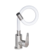 Змішувач для кухні Lidz Vida 015F3 з гнучким виливом (k35) LDVID015F3WHI43357 White / Nickel