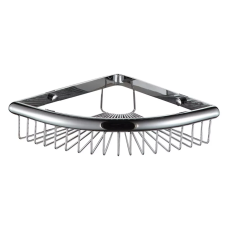 Полиця кутова Frap F352, 240х60 мм, нержавіюча сталь, хром