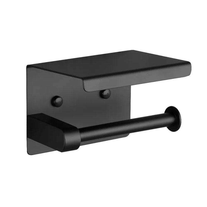 F502-6 тримач паперу з полкою (чорний) {36} F502-6 тримач паперу з полкою (чорний) {36}