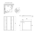 Душова кабіна Lidz Wawel SC90x90.SAT.LOW.FR, скло Frost 4 мм + Lidz Душовий піддон KAPIELKA ST90x90х14 Душова кабіна Lidz Wawel SC90x90.SAT.LOW.FR, скло Frost 4 мм + Lidz Душовий піддон KAPIELKA ST90x90х14