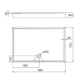 Душовий піддон KAPIELKA ST100x80х14 низький, прямокутний, діаметр зливу 52 мм Lidz Душовий піддон KAPIELKA ST100x80х14 низький, прямокутний, діаметр зливу 52 мм Lidz