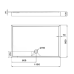 Душовий піддон KAPIELKA ST120x80х14 низький, прямокутний, діаметр зливу 52 мм Lidz Душовий піддон KAPIELKA ST120x80х14 низький, прямокутний, діаметр зливу 52 мм Lidz