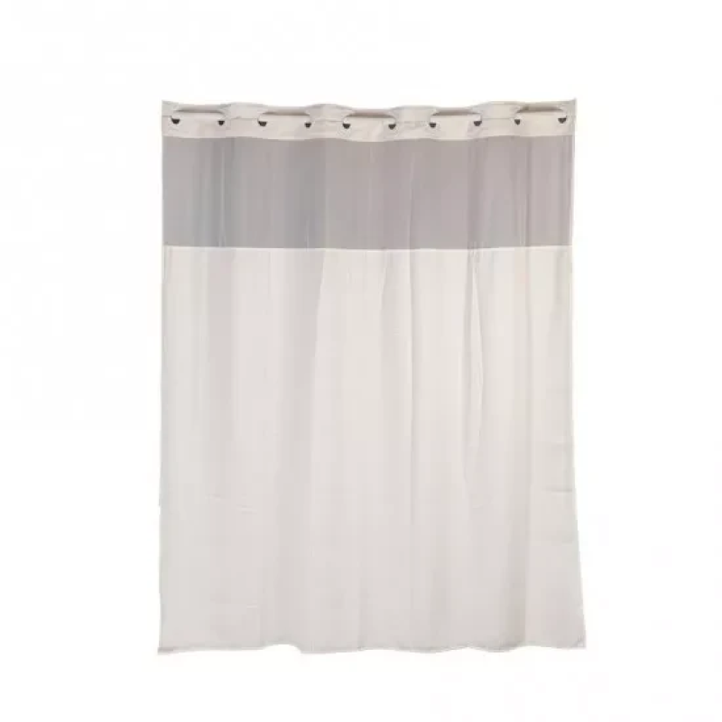 Штора для ванни GAPPO G8652, терілен-поліестер, 18х200 см, пісочний Штора для ванни GAPPO G8652, терілен-поліестер, 18х200 см, пісочний