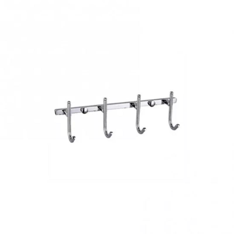 Вішалка GAPPO G201-4 на 4 гачки 235 мм, хром Вішалка GAPPO G201-4 на 4 гачки 235 мм, хром